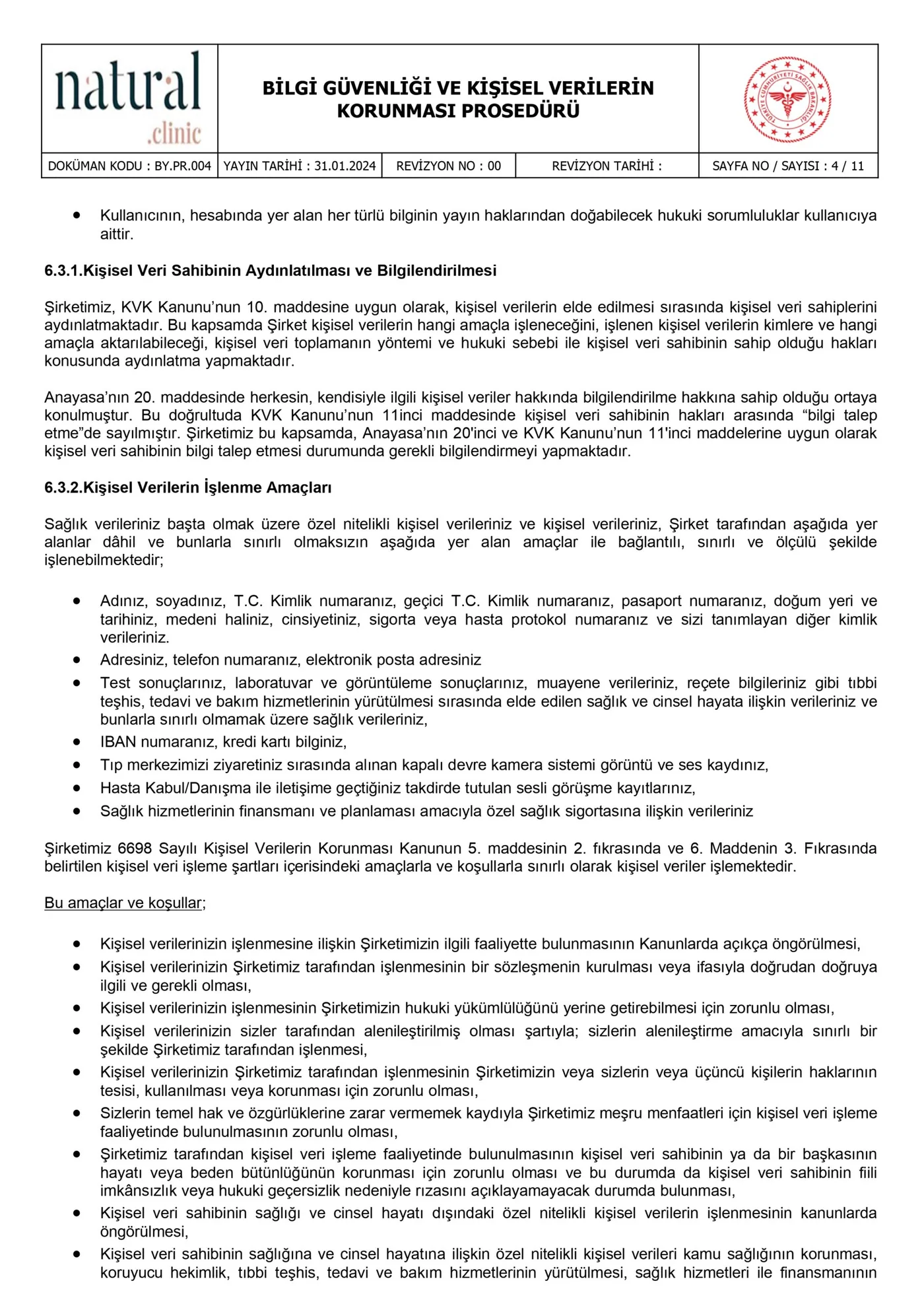 Prosedür belgesi, sayfa 4