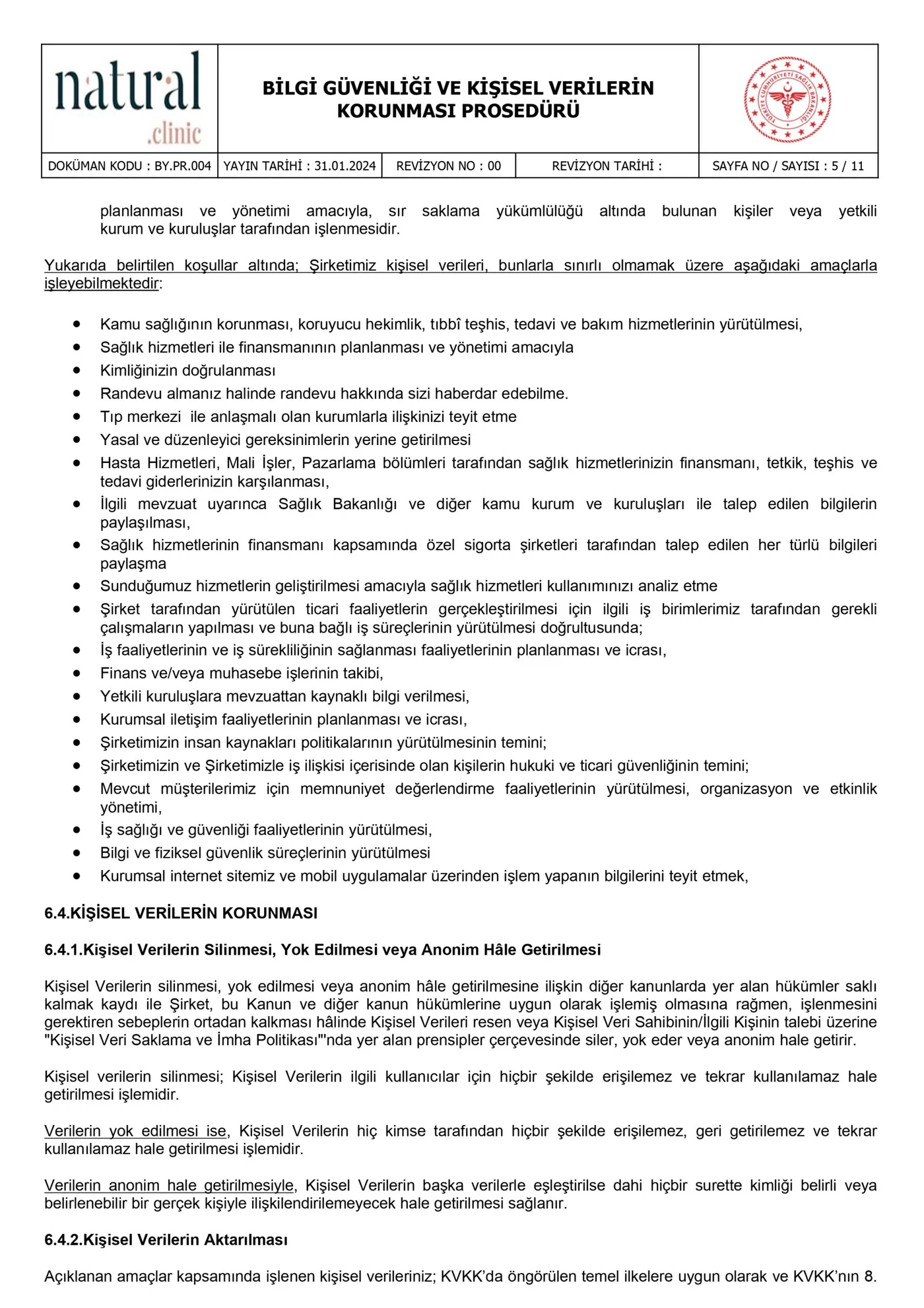 Prosedür belgesi, sayfa 5